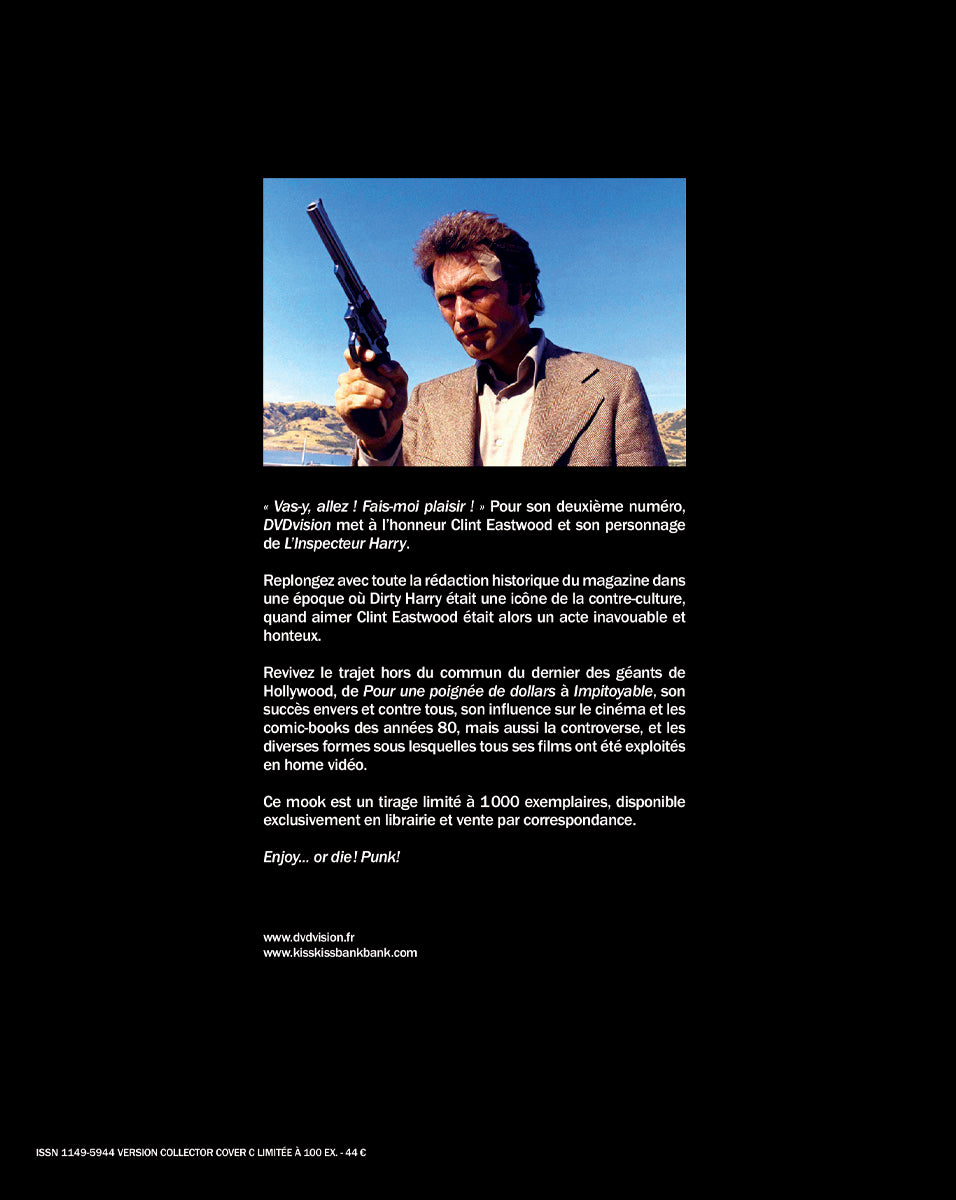 DVDvision 2 Clint Eastwood & Dirty Harry Édition Cartonnée Jaquette C