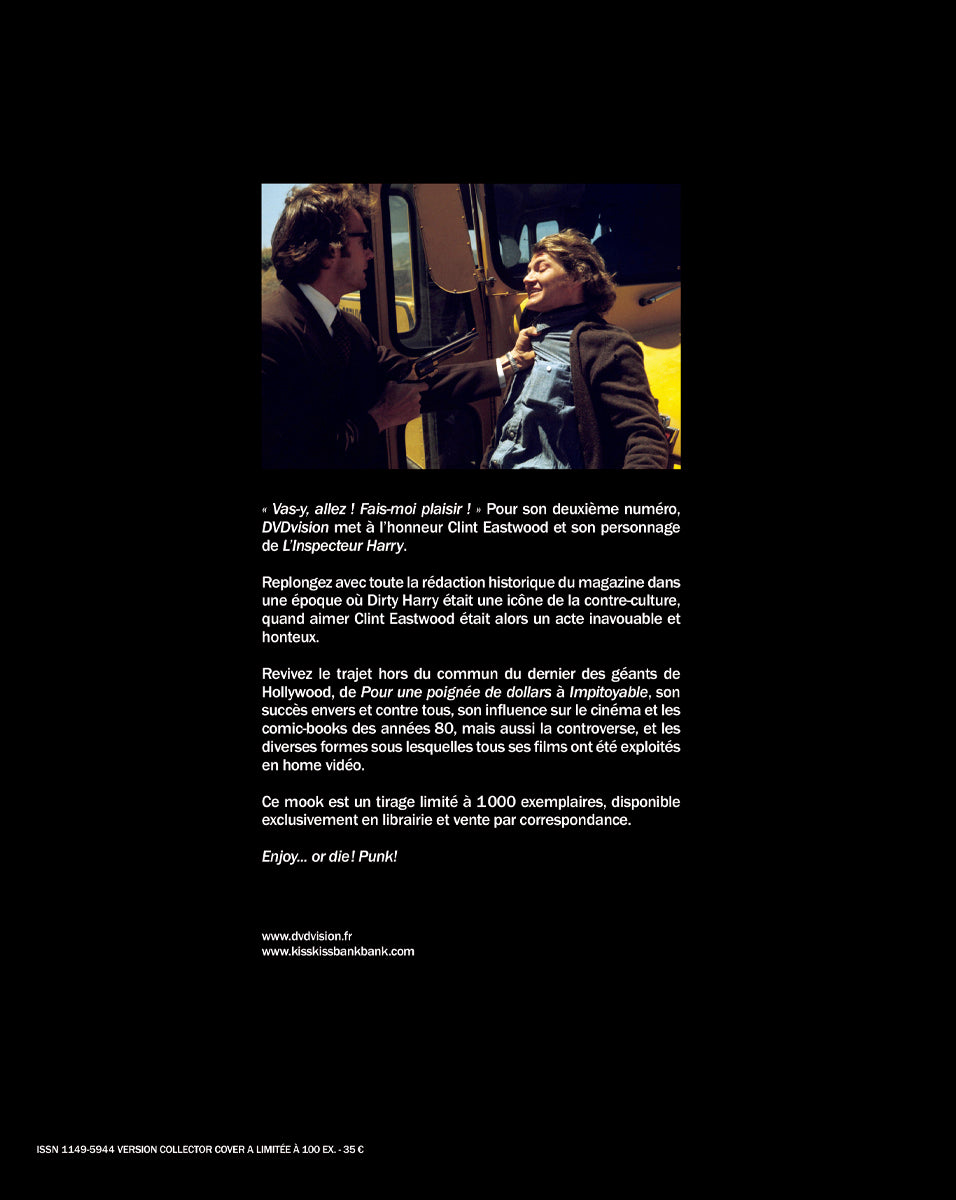 DVDvision 2 Clint Eastwood & Dirty Harry Édition Cartonnée Jaquette A