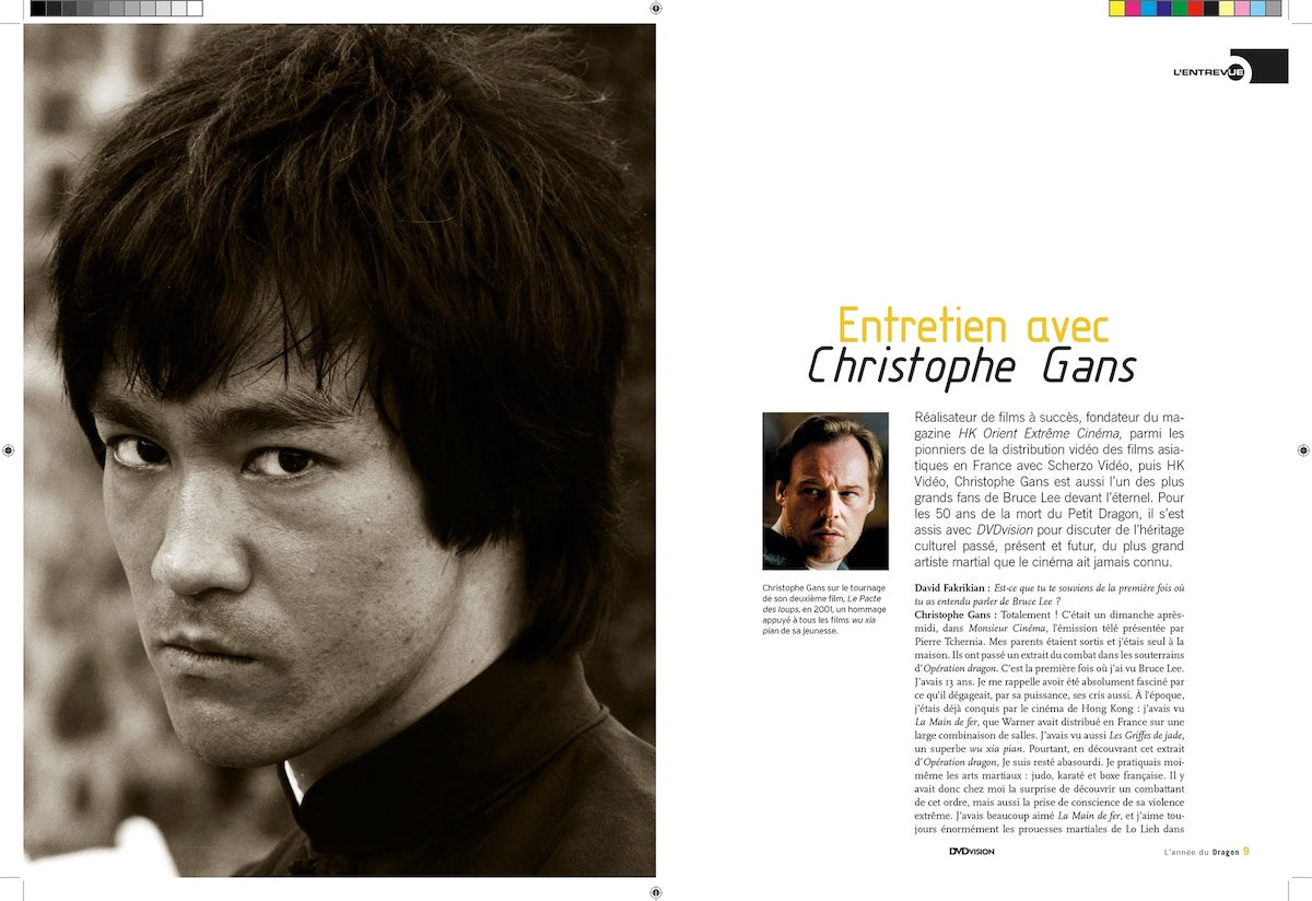 DVDvision 3 Bruce Lee Édition Cartonnée Jaquette C