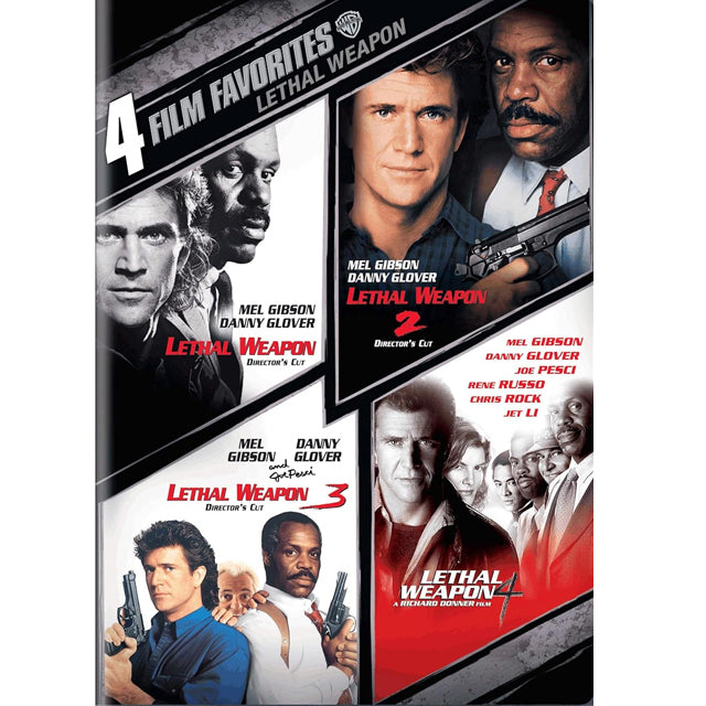 Lethal Weapon director's cut 4 films Collection